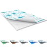 04 Uni - Policarbonato Alveolar Cristal 4mm - 2,10m X 1,50m - Glanze - Kit - 1