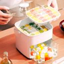 Ver imagem 4 de Caixa Dispenser Molde de Gelo 2 em 1 Forma Gaveta