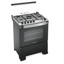 Ver imagem 2 de Fogão 5 Bocas Mueller Decorato G3 Tripla Chama Preto Fosco Bivolt