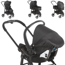 Carrinho de Bebe Galzerano Olympus Bebe Conforto Base Black - 4