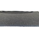 Ver imagem 6 de Tapete Passadeira Boho Arcos 45x140cm Chumbo Azul Antiderrapante