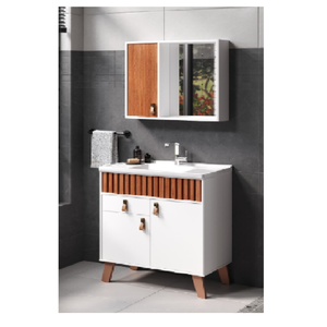 Armario Kit Siena Blanche/cinamo 70 Cm Bertazoli