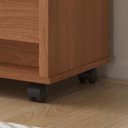 Ver imagem 4 de Rack com Rodinhas Grande Bancada Dallas Lukaliam:jequitiba