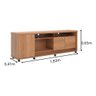 Rack com Rodinhas Grande Bancada Dallas Lukaliam:jequitiba - 5