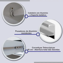 Ver imagem 3 de Guarda Roupa Titanium com Espelho Cinamomo/Off - D Doro