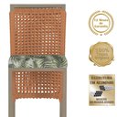 Ver imagem 3 de 7 Banqueta em Alumínio Roma Fendi Corda Náutica Tecido 5