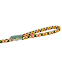 Ver imagem 4 de Guia para Cães em Corda 14mm X 60cm Vermelho/preto/amarelo