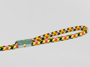 Ver imagem 2 de Guia para Cães em Corda 14mm X 60cm Vermelho/preto/amarelo