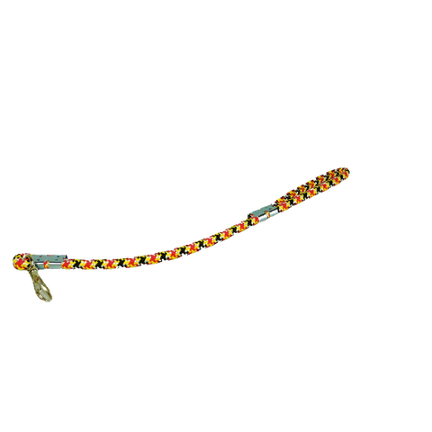 Guia para Cães em Corda 14mm X 60cm Vermelho/preto/amarelo