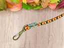 Ver imagem 3 de Guia para Cães em Corda 14mm X 60cm Vermelho/preto/amarelo