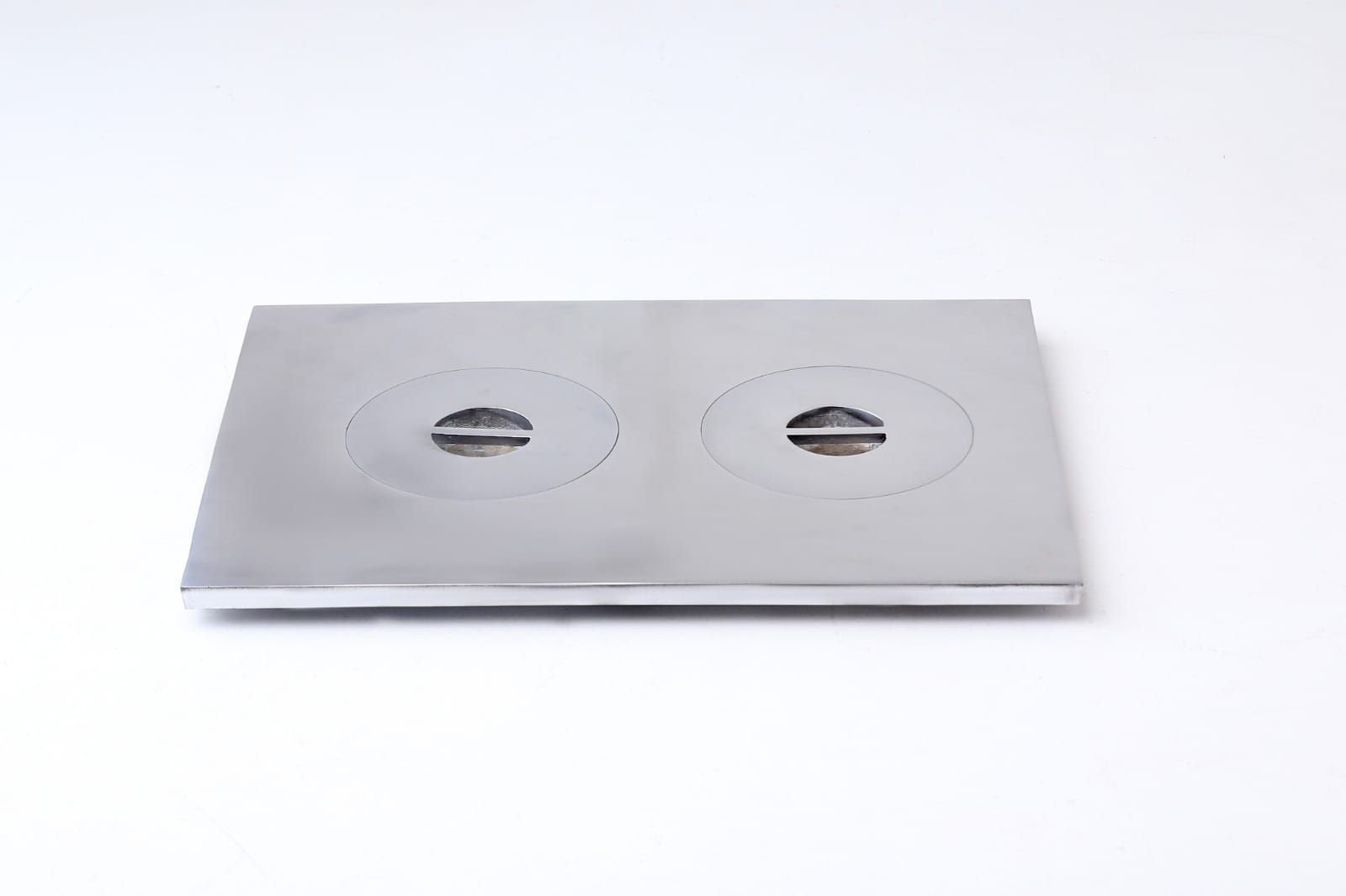 Chapa para Fogão a Lenha 45x75 Aluminio Polida - 3