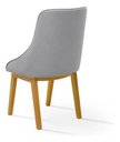 Ver imagem 4 de Kit 2 Cadeiras Verona Linho Cinza para Sala de Jantar e Cozinha Elegante