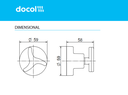 Ver imagem 2 de Acabamento Registro Docol Nova Trio Cromado 3/4'' 1257906:cromado