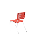 Ver imagem 2 de Cadeira Fixa Escritório Multiuso Niala Plaxmetal NR17 Vermelho