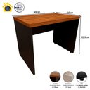 Ver imagem 2 de Mesa Para Estudos e Escritório Tampo 40mm 90cm Pés Painel