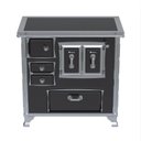 Ver imagem 5 de Fogao a Lenha Gii N 1 Gab Sec Xviii Premium Preto Sd