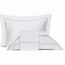 Ver imagem 6 de Jogo de Cama 4 Peças 300 Fios Bambu com Bordado Rithos Branco e Bege Altenburg