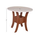 Ver imagem 6 de Conjunto Mesa Redonda Maya com 4 Cadeiras Paraty - Bagum Bege Naturalle e Off White