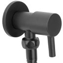 Ver imagem 3 de Ducha Higiênica Preto/black Banheiro Completa Metal 1/4v.