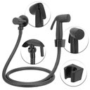 Ver imagem 2 de Ducha Higiênica Preto/black Banheiro Completa Metal 1/4v.