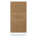 Ver imagem 5 de Painel Ripado para TV 48 Polegadas Planejado 120x230cm Aruá CabeCasa MadeiraOriginals Marrom/Jatobá