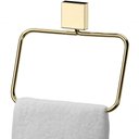 Ver imagem 1 de Porta Tolha Toalheiro Argola Banheiro Dourado Future 7507dd
