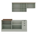 Ver imagem 3 de Conjunto Cozinha Modulada 4 Peças Cm0044 Linha Iluminata Genialflex