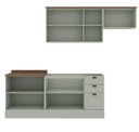 Ver imagem 3 de Conjunto Cozinha Modulada 4 Peças Cm0044 Linha Iluminata Genialflex