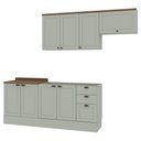 Ver imagem 1 de Conjunto Cozinha Modulada 4 Peças Cm0044 Linha Iluminata Genialflex