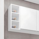 Ver imagem 2 de Nicho Aéreo Adega Garrafeiro 20cm com 3 Divisórias Lizze M05 Branco - Inoviza