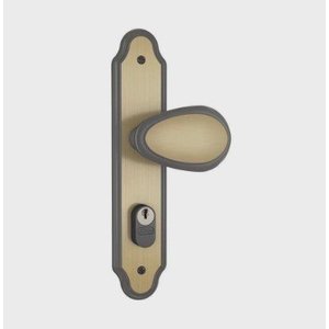 Fechadura Stam Espelho Taco de Golfe 803/10 Latonada:TACO DE GOLF/EXTERNA