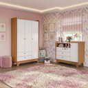Ver imagem 1 de Conjunto Quarto Infantil Guarda Roupa e Cômoda Kappesberg