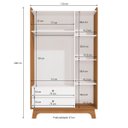 Ver imagem 2 de Conjunto Quarto Infantil Guarda Roupa e Cômoda Kappesberg