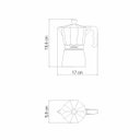 Ver imagem 5 de Cafeteira Expresso Italiana Tramontina em Alumínio Preto com Cabo em Nylon 320 ml