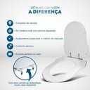 Ver imagem 6 de Assento Sanitário em Mdf Hampton Branco para Bacia Incepa