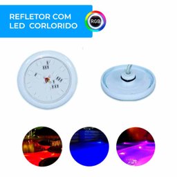 Refletor Led RGB Para Piscina 6W Herbinject R6WRGB - 2