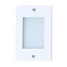 Balizador de Embutir Escada Parede Branco 4x2 Alumínio + Lâmpada Led G9 5w Branco Quente - 2