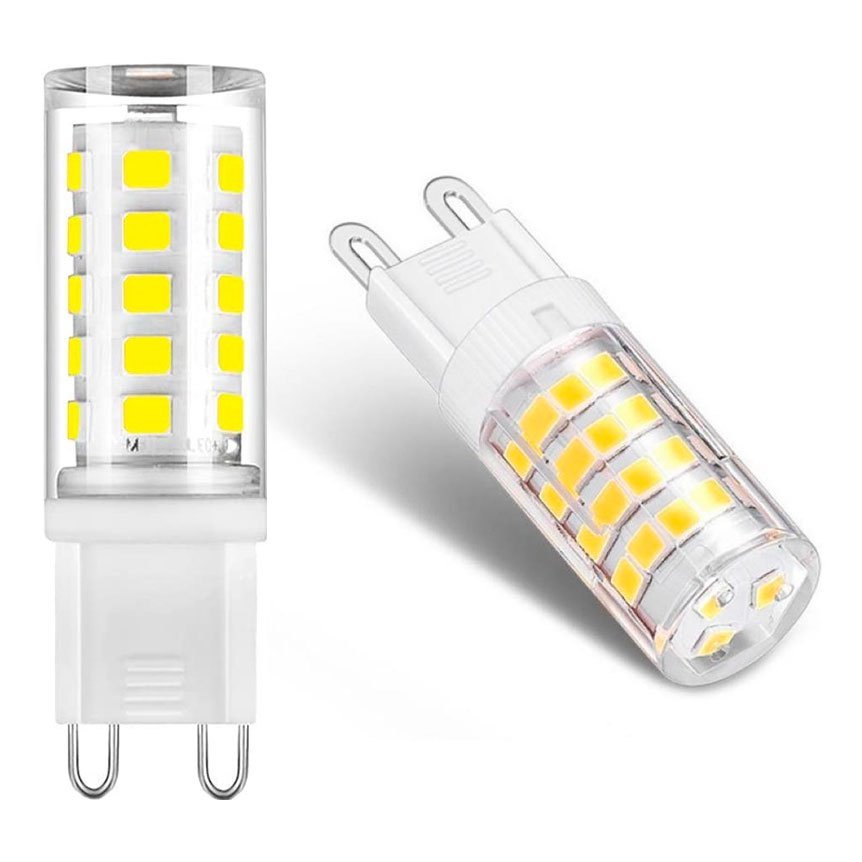 Balizador de Embutir Escada Parede Branco 4x2 Alumínio + Lâmpada Led G9 5w Branco Quente - 5