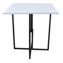 Ver imagem 3 de Mesa Prime 4 Cadeiras Quadrada BF Decor Prime Compacta Preto/Branco