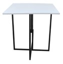 Ver imagem 3 de Mesa Prime 4 Cadeiras Quadrada BF Decor Prime Compacta Preto/Branco