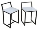 Ver imagem 4 de Mesa Prime 4 Cadeiras Quadrada BF Decor Prime Compacta Preto/Branco