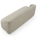 Ver mais imagens de Sofá 2 Lugares Orgânico para Sala de Estar Living 170cm Heidy F04 Veludo Bege - Lyam Decor
