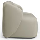 Ver imagem 6 de Sofá 2 Lugares Orgânico para Sala de Estar Living 170cm Heidy F04 Veludo Bege - Lyam Decor