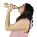 Ver imagem 3 de Garrafa Termica 500ml Estampada Flores Frutas Inox Florido Floral Trabalho Corrida Caminhada Dia a D