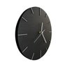 Relógio Parede Preto Fosco com Ponteiros em Cor Prata 30cm - 2