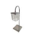 Ver imagem 1 de Luminária Abajur de mesa Cristal legitimo  fino acabamento Led Inclusa