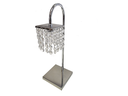 Ver imagem 1 de Luminária Abajur de mesa Cristal legitimo  fino acabamento Led Inclusa