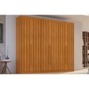 Ver imagem 1 de Guarda Roupa Casal 6 Portas Ripadas e 6 Gavetas Atenas Cinamomo - Conquista