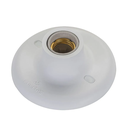 Ver imagem 2 de Kit 5 Plafon Branco 113 com Soquete E-27 de Porcelana Redondo