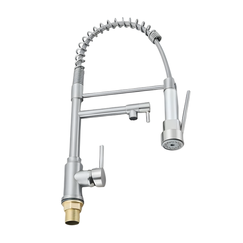 Torneira para Cozinha Gourmet Monocomando Bico Duplo Cromada